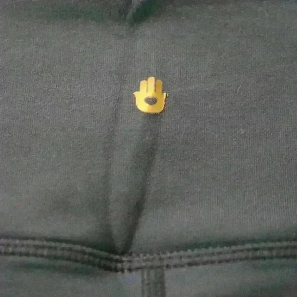 SPIRITUAL GANGSTER Teal Rainbow Stripe High Waist Full Length Leggings Women S - Picture 7 of 9